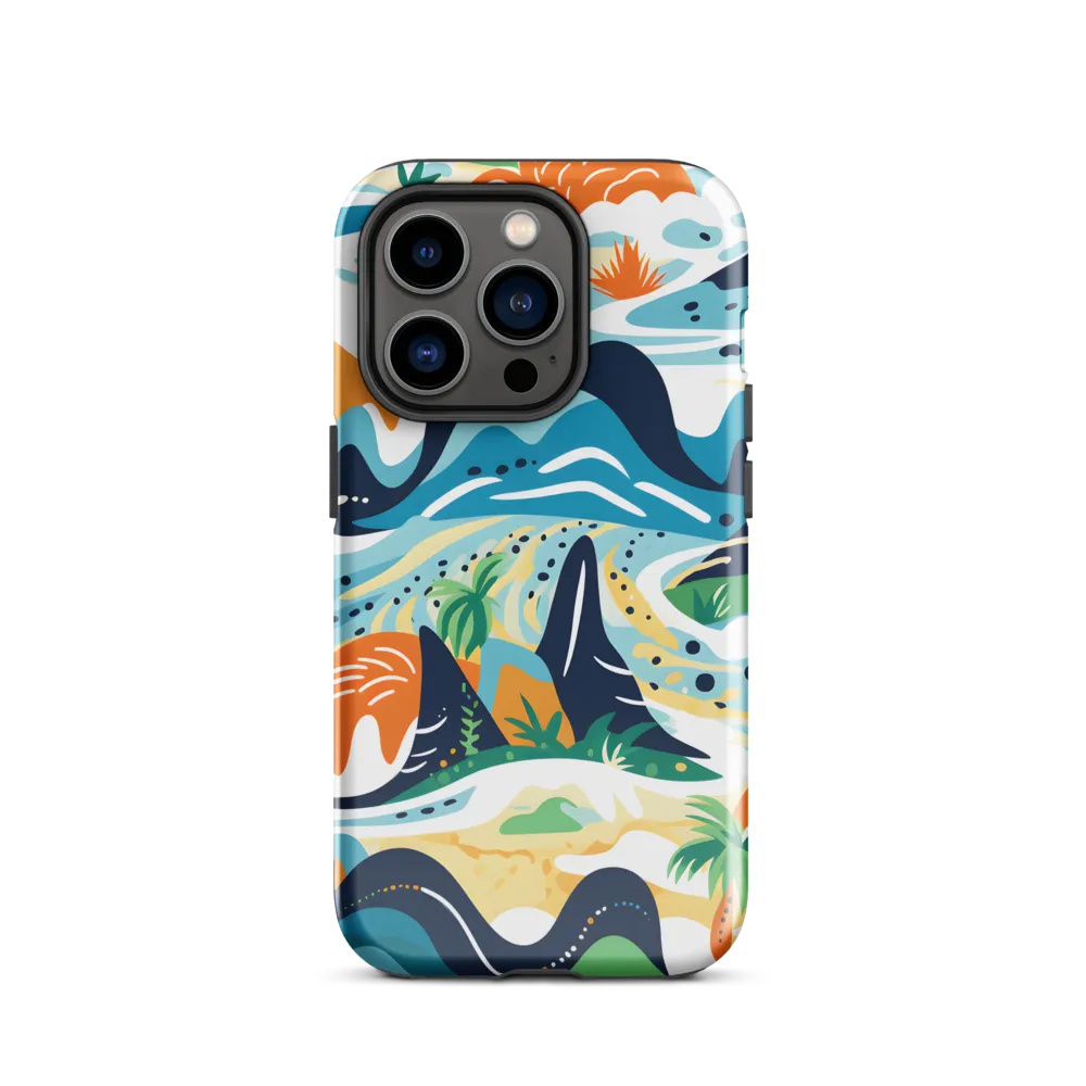 Abstract Tropical Landscape