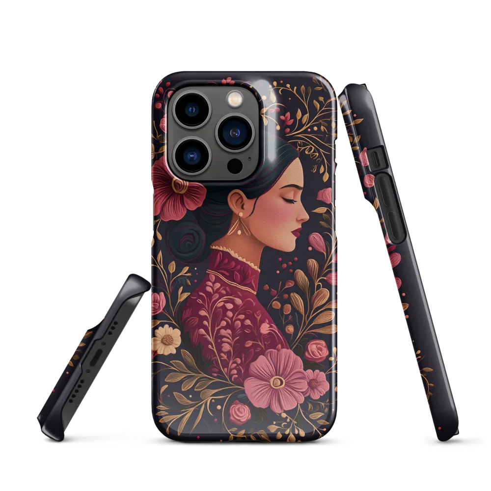 Portrait of Serenity | Phone Case |  14 Pro | Snap Case | Glossy