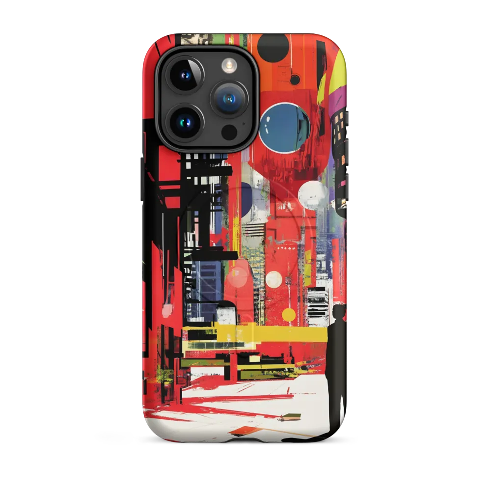 Urban Echoes: A Futuristic Reverie | Phone Case |  15 Pro Max | MagSafe® Tough Case | Matte