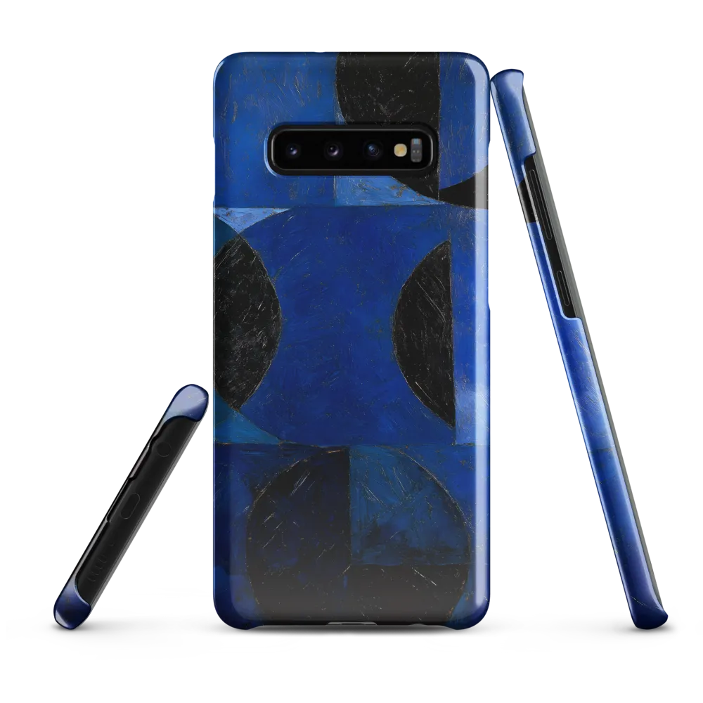 Dynamics of Blue and Black | Phone Case |  S10 Plus | Snap Case | Glossy