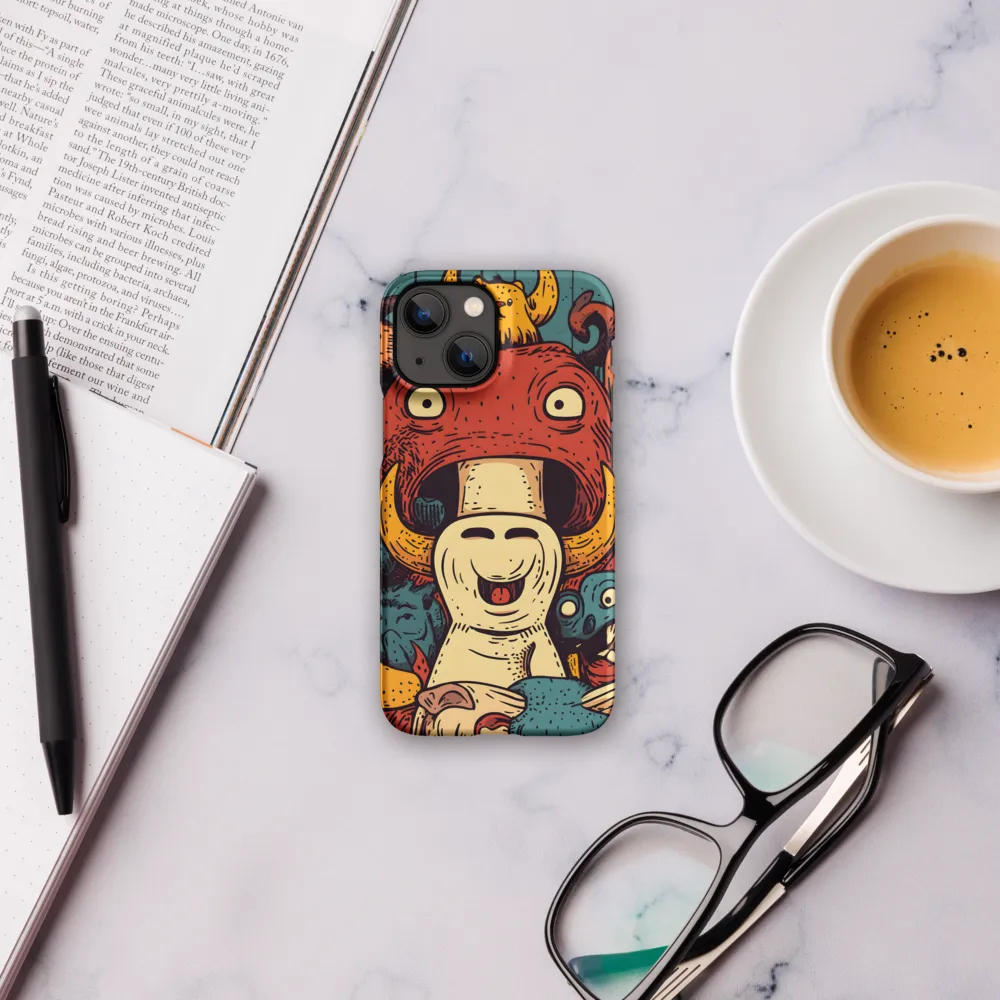 Whimsical Gathering of Creatures | Phone Case |  13 Mini | Snap Case | Matte