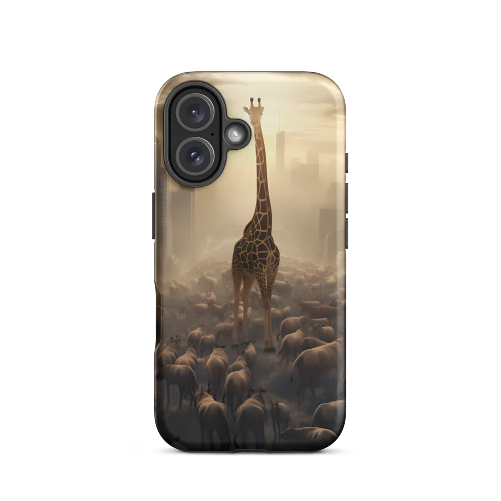 Urban Serengeti: A Giraffe's Perspective | Phone Case |  16 | Tough Case | Matte