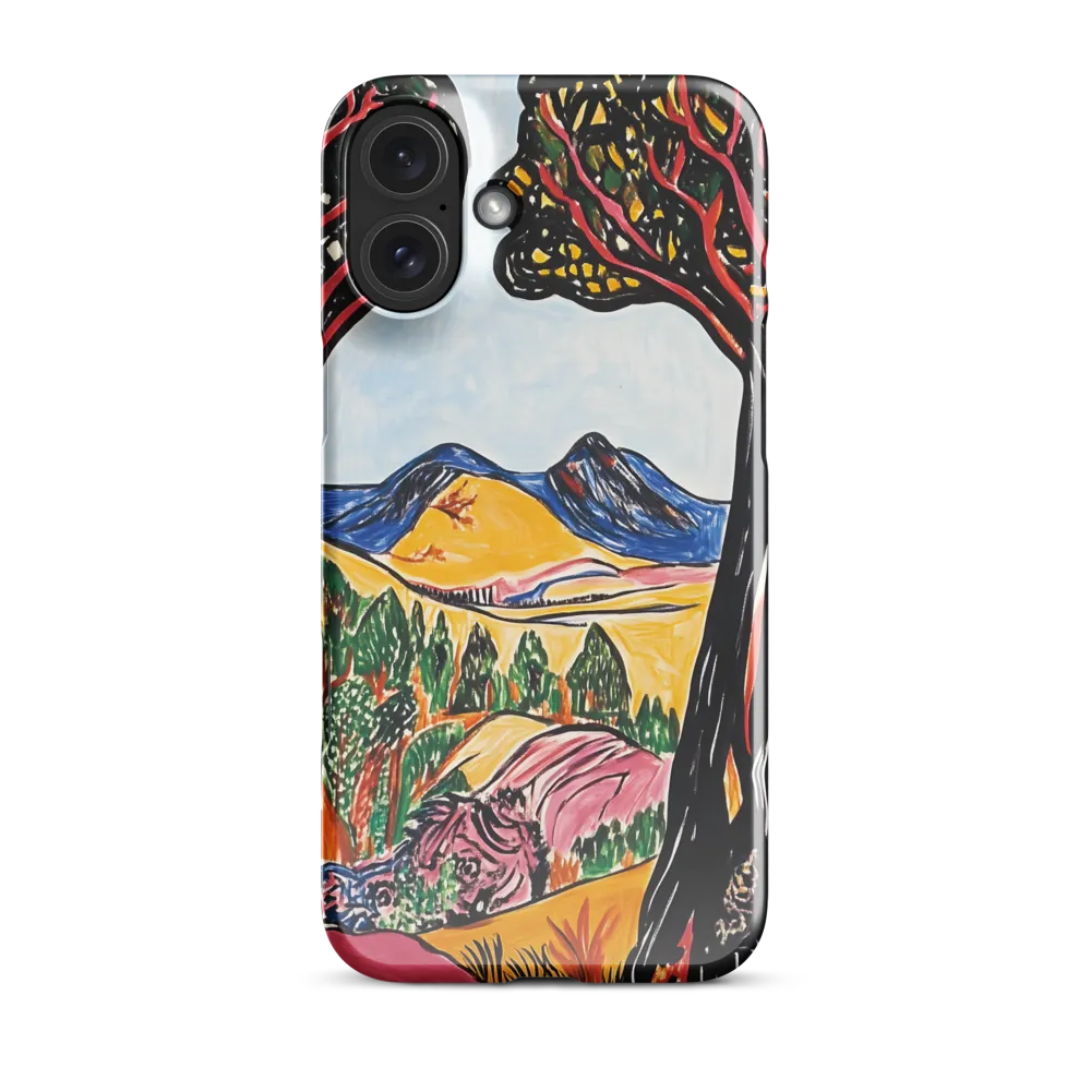 Vibrant Nature's Embrace | Phone Case |  16 Plus | Snap Case | Glossy
