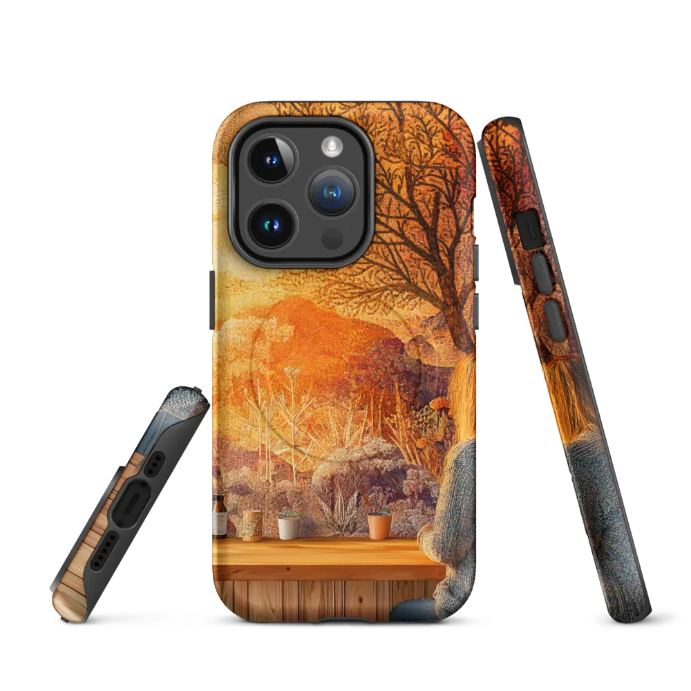 Whispers of a Golden Sunset | Phone Case |  14 Pro | MagSafe® Tough Case | Matte