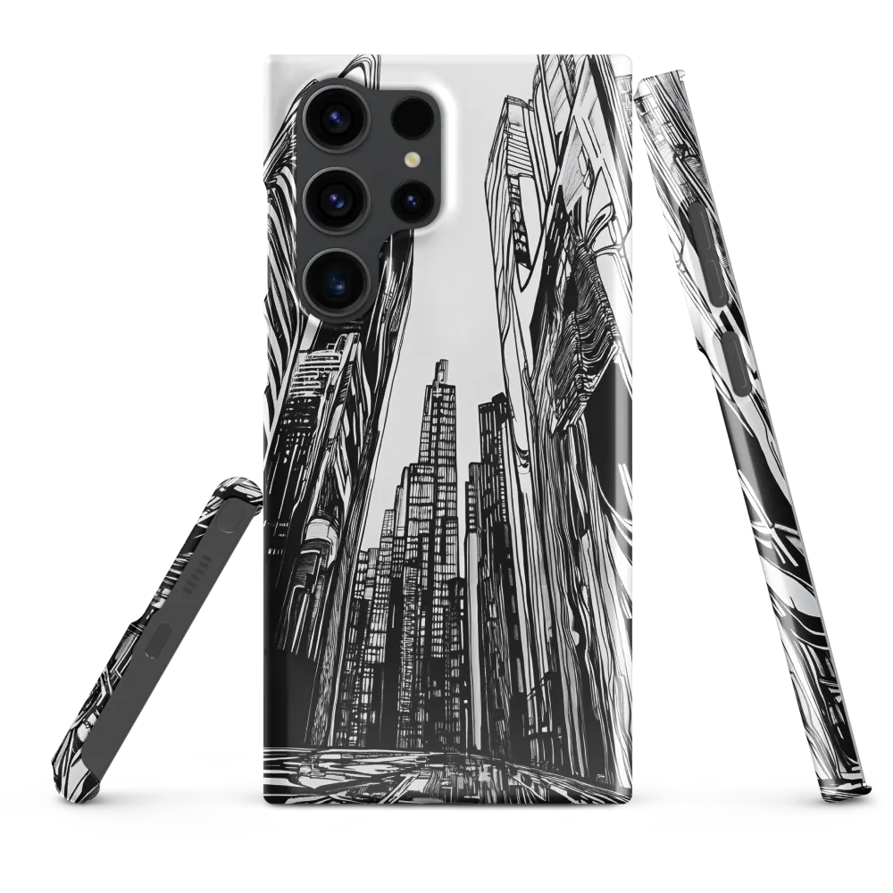 Urban Echoes: A Line Art Journey