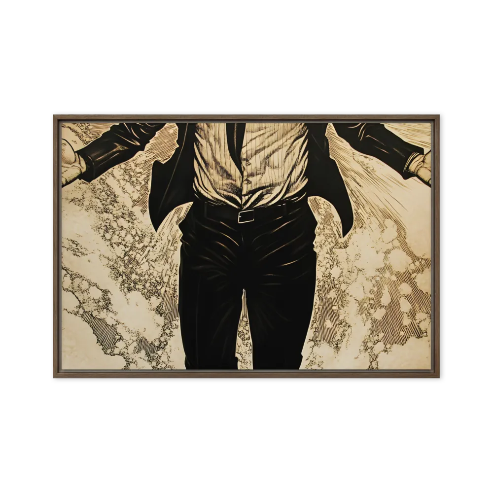 Ascendancy of the Spirit | Canvas with Brown Frame | 20″×30″