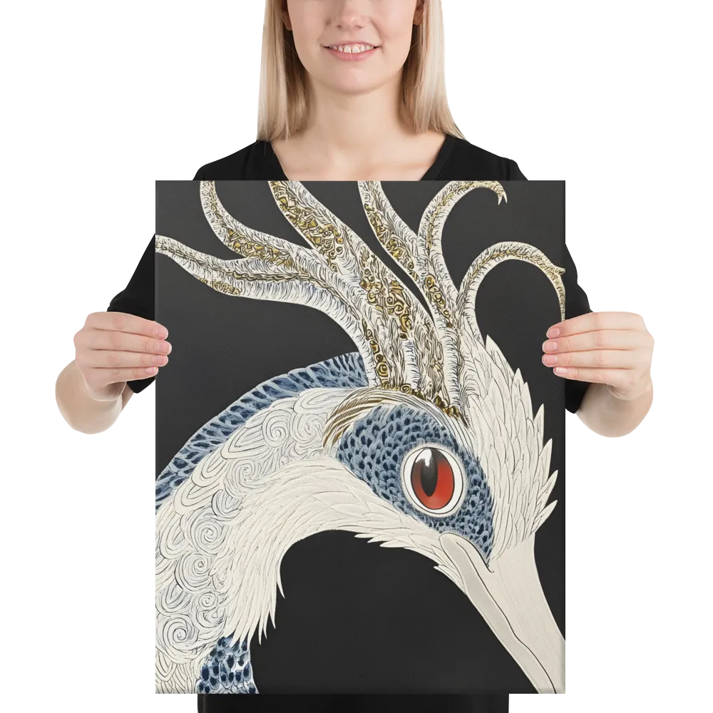 Elegance of the Majestic Peacock | Canvas | 16″×20″