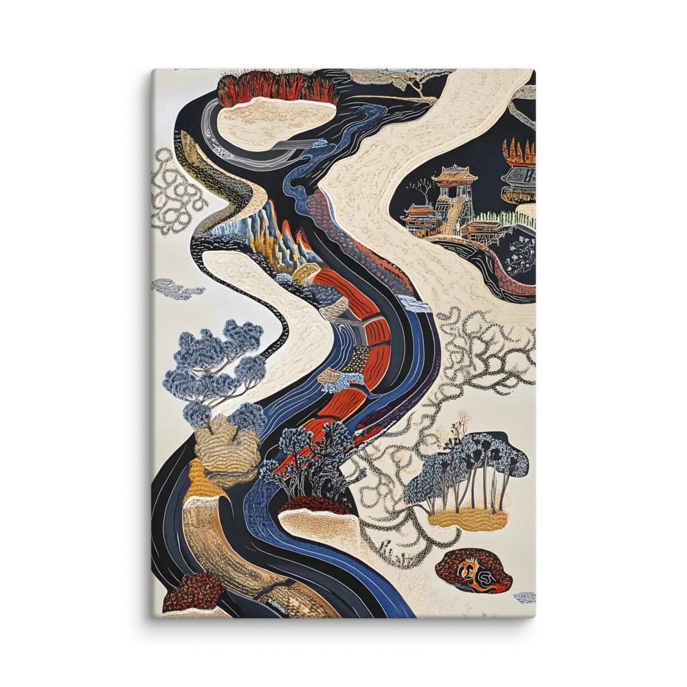 Flow of Tranquility | Canvas | 28″×40″