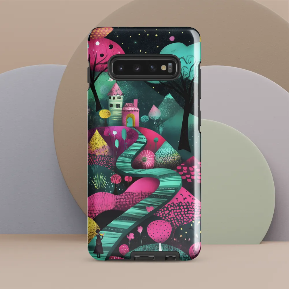 Whimsical Journey through Colorful Lands | Phone Case |  S10 Plus | Tough Case | Glossy