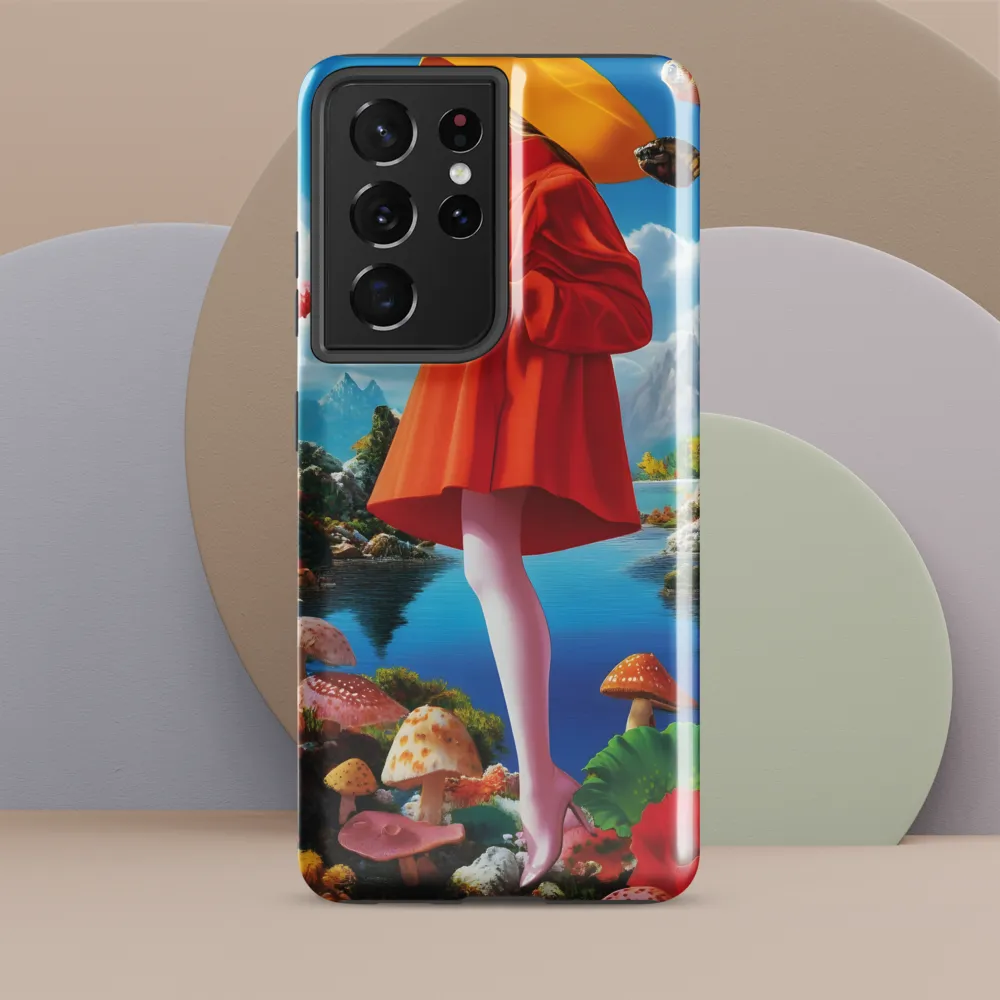 Dreamscape in Orange and Blue