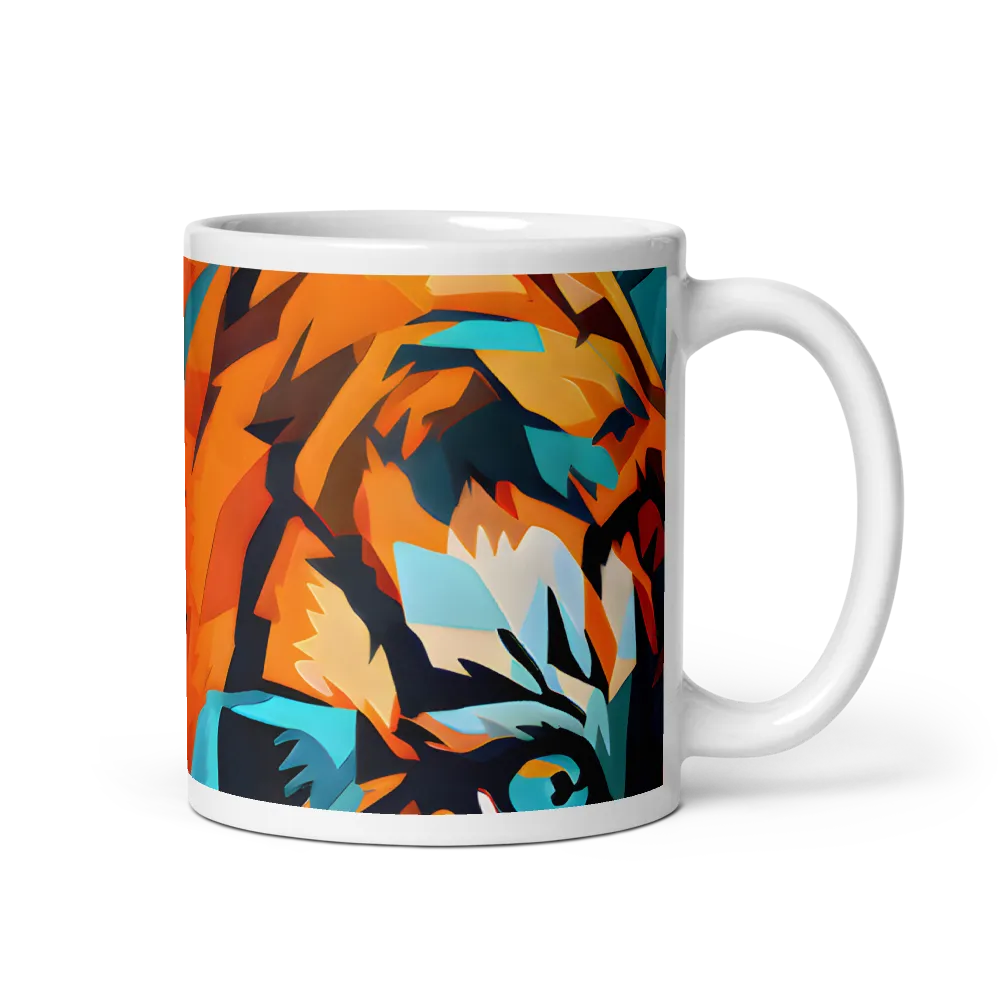 Dynamic Essence of the Tiger | Mug with White inside | 11 oz