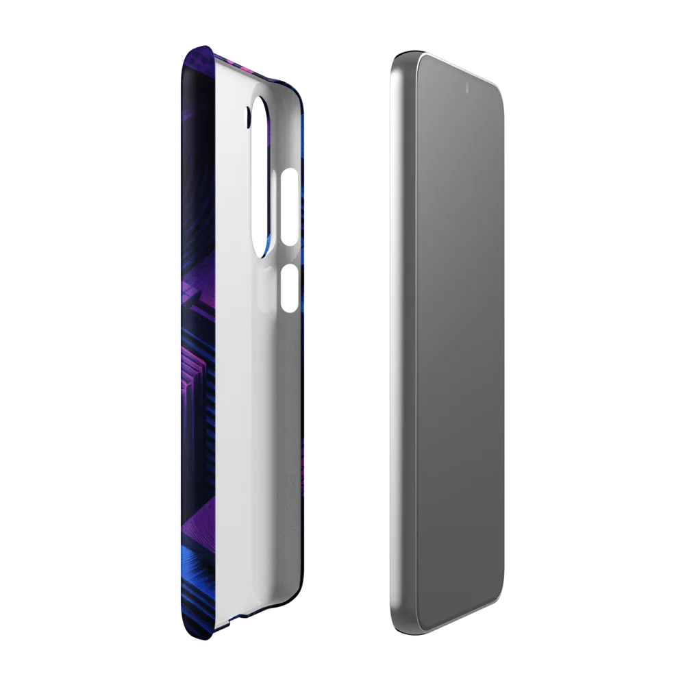 Geometric Dreams in Blue and Purple