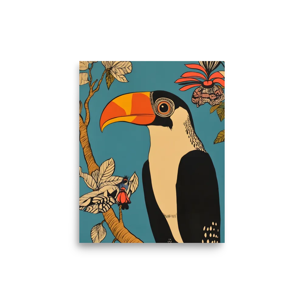 Tropical Majesty: The Toucan at Rest | Poster | 8″×10″
