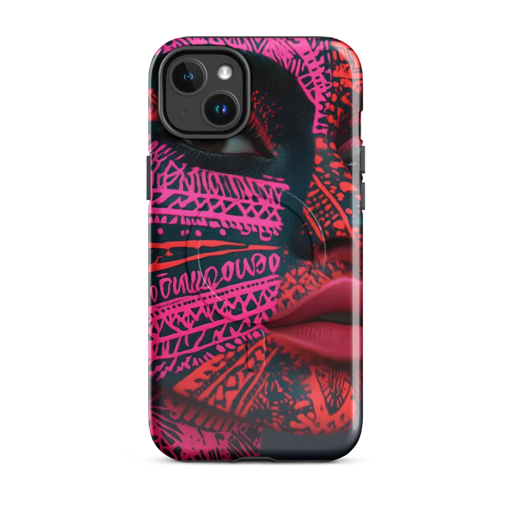 Neon Visage: A Bold Expression of Contemporary Art
