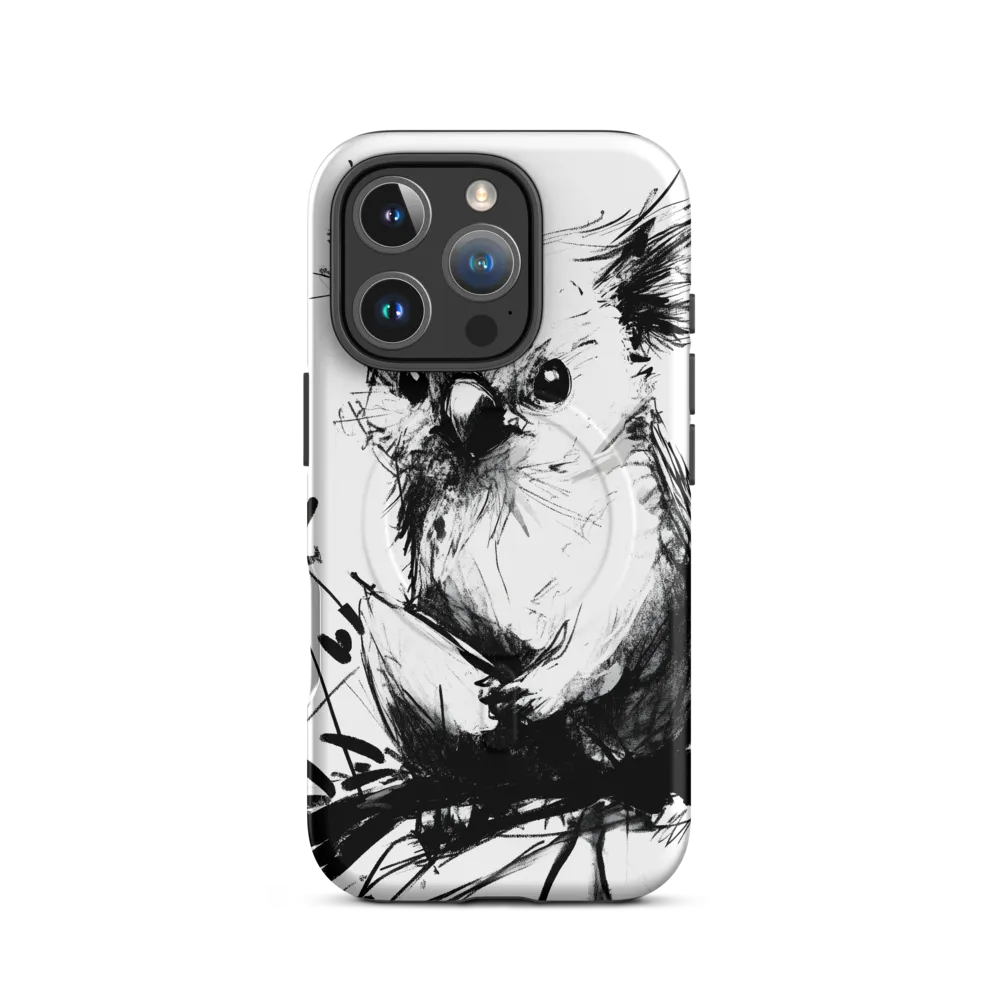 Whimsical Koala in Ink | Phone Case |  16 Pro | MagSafe® Tough Case | Matte