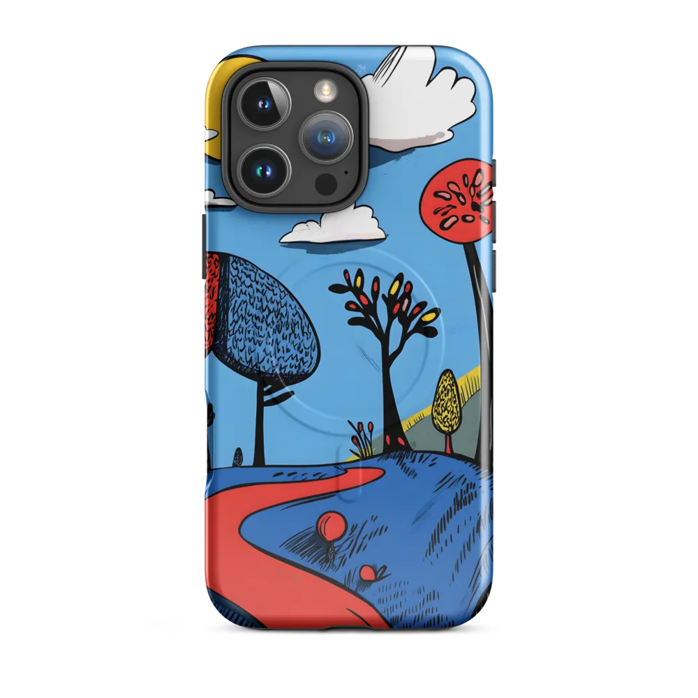 A Playful Journey Through Whimsical Woods | Phone Case |  16 Pro Max | MagSafe® Tough Case | Glossy