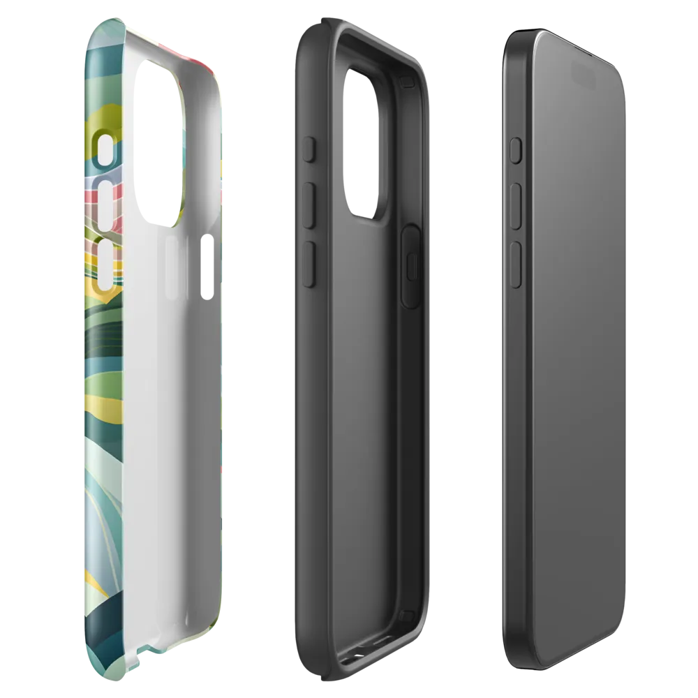 Waves of Serenity | Phone Case |  15 Pro Max | Tough Case | Glossy
