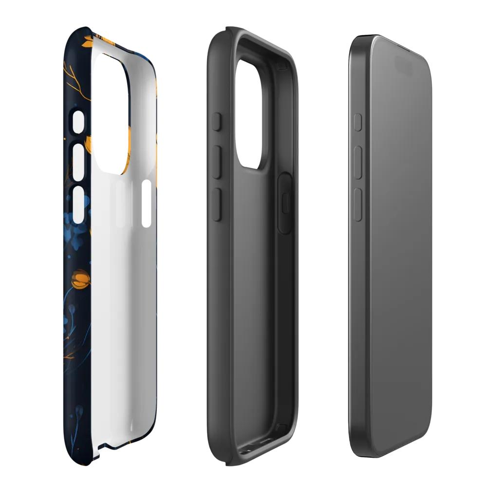 Nocturnal Blossoms | Phone Case |  15 Pro | Tough Case | Matte