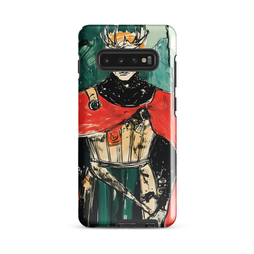 The Stoic Sovereign | Phone Case |  S10 Plus | Tough Case | Glossy