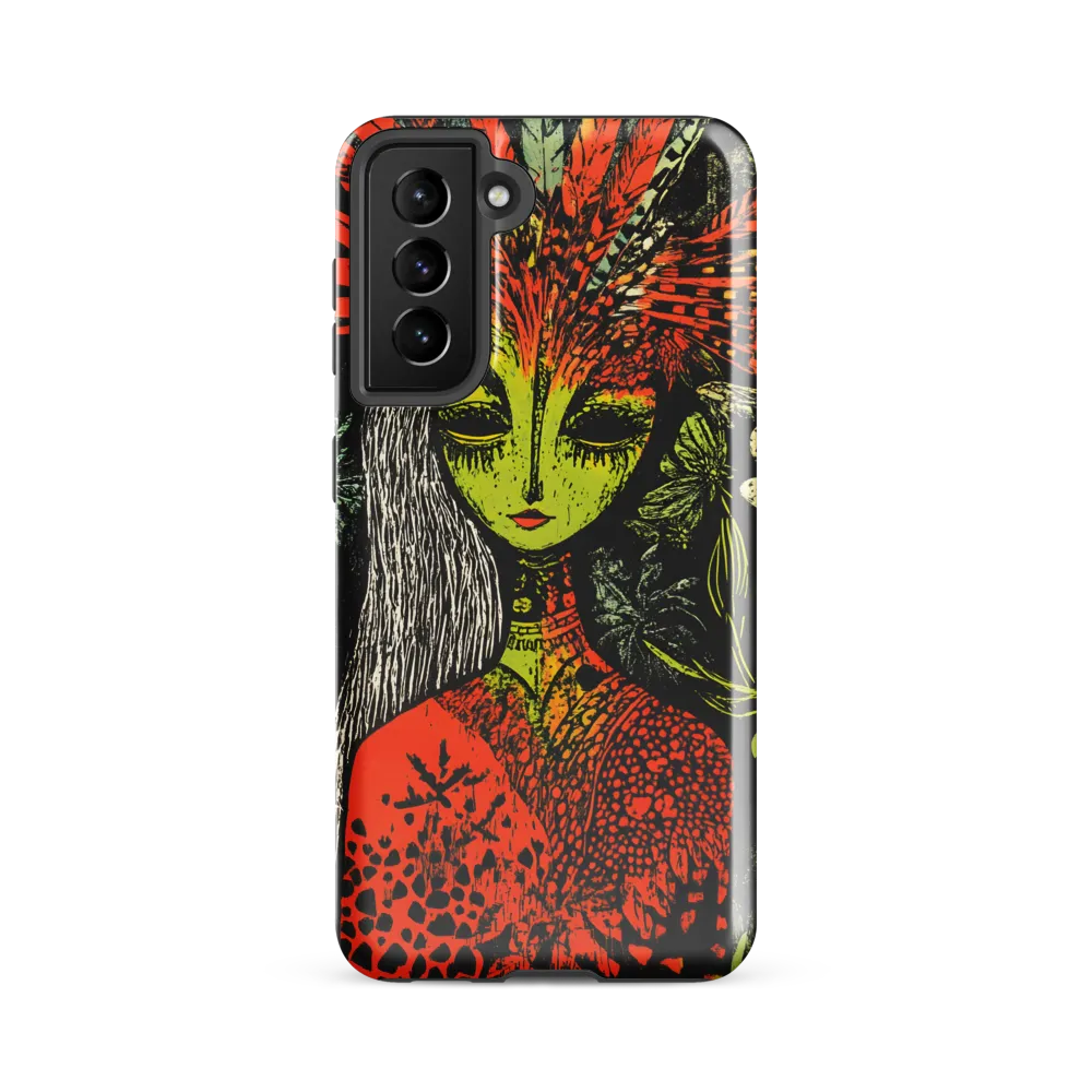 Mystical Flora: A Surreal Portrait