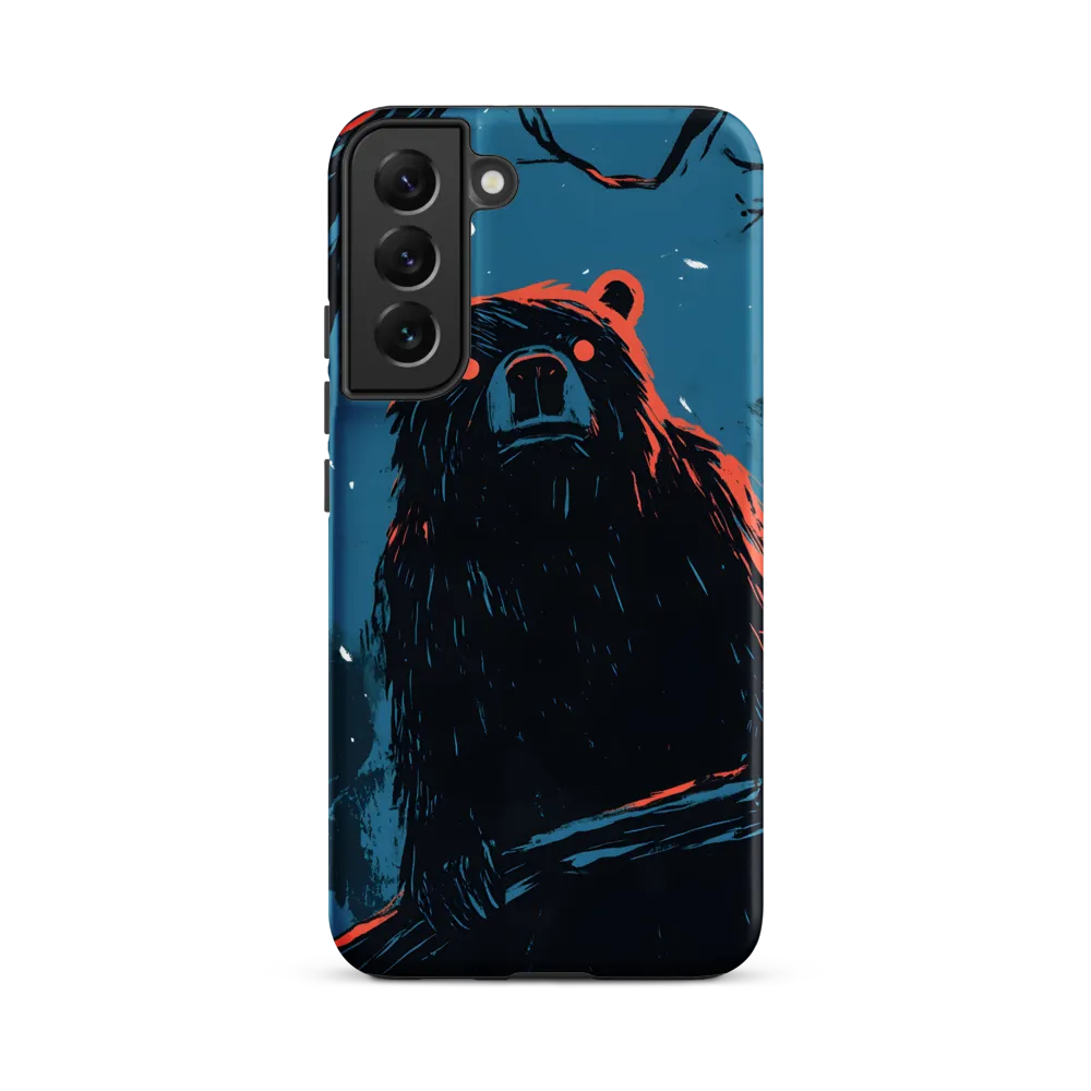 Eerie Majesty: A Bear in the Night