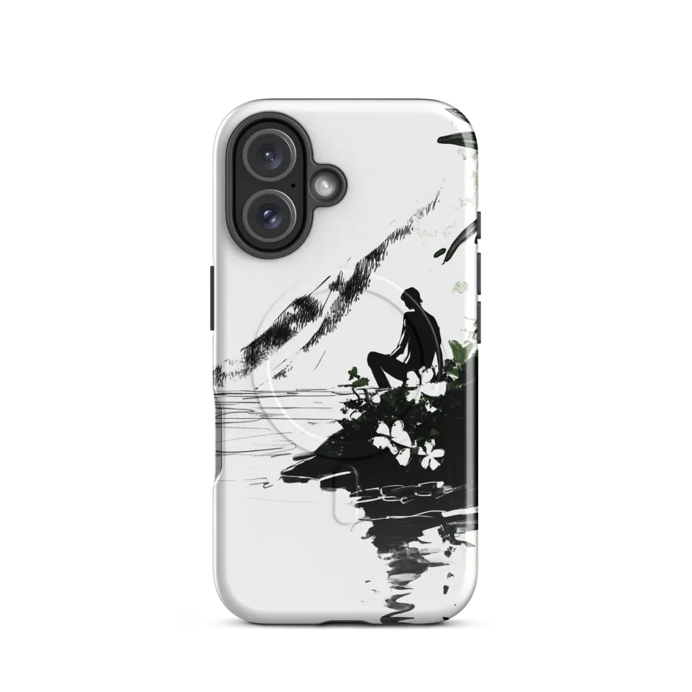 Contemplation by the Water | Phone Case |  16 | MagSafe® Tough Case | Glossy