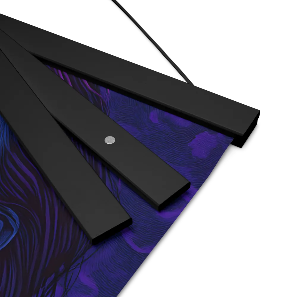 Echoes of Anguish | Poster With Black Wood Hanger | 16″×16″