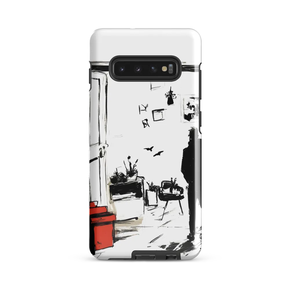 Through the Doorway of Solitude | Phone Case |  S10 Plus | Tough Case | Glossy