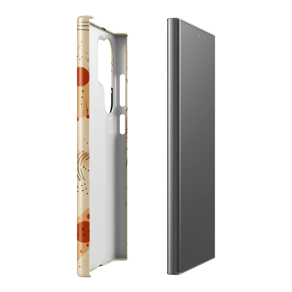 Playful Patterns in Earth Tones | Phone Case |  S23 Ultra | Snap Case | Glossy