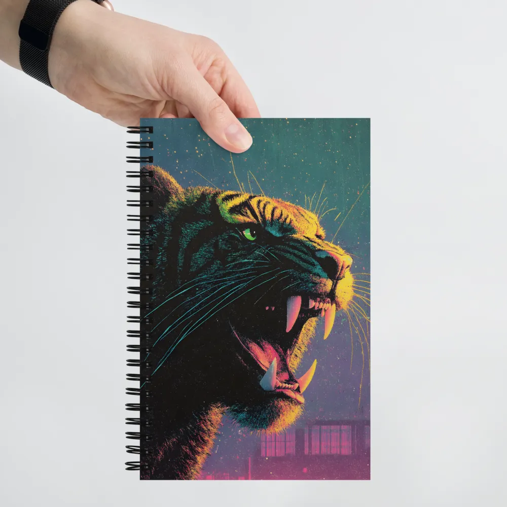 Feral Dreams: The Roaring Tiger | Spiral Notebook