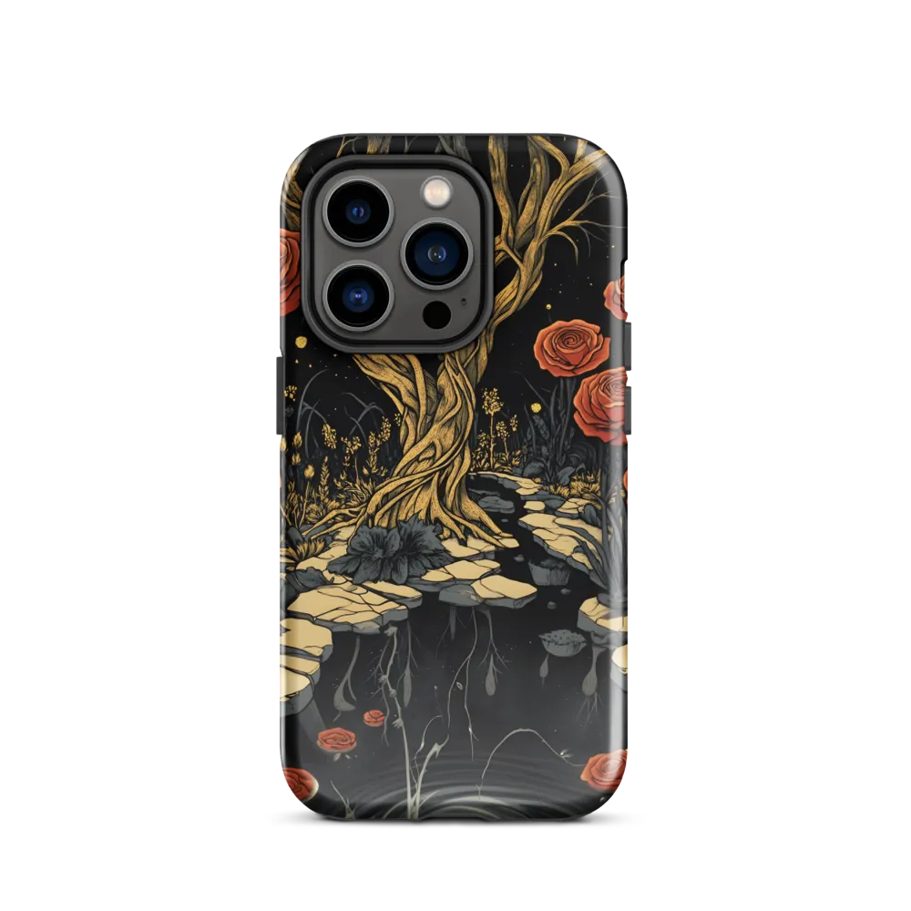 Whispers of the Enchanted Garden | Phone Case |  14 Pro | Tough Case | Glossy