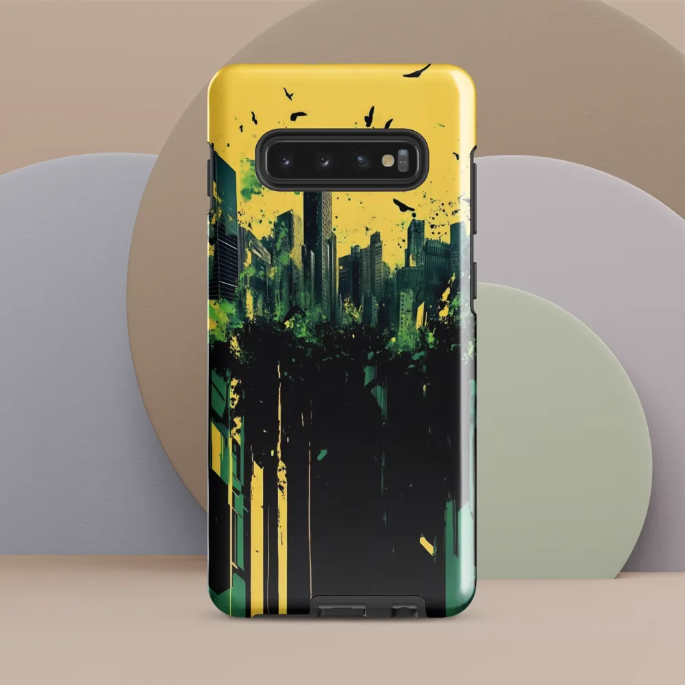 Urban Serenity: A Surreal Landscape | Phone Case |  S10 Plus | Tough Case | Glossy