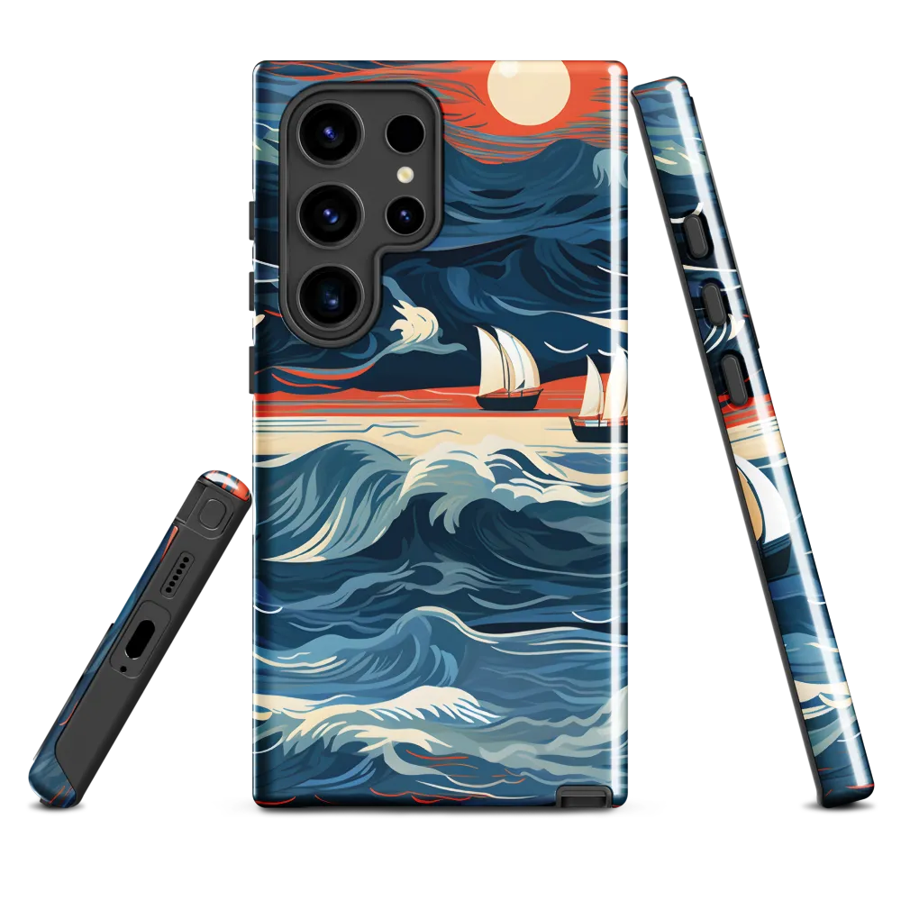 Ocean Whispers: A Voyage at Dusk