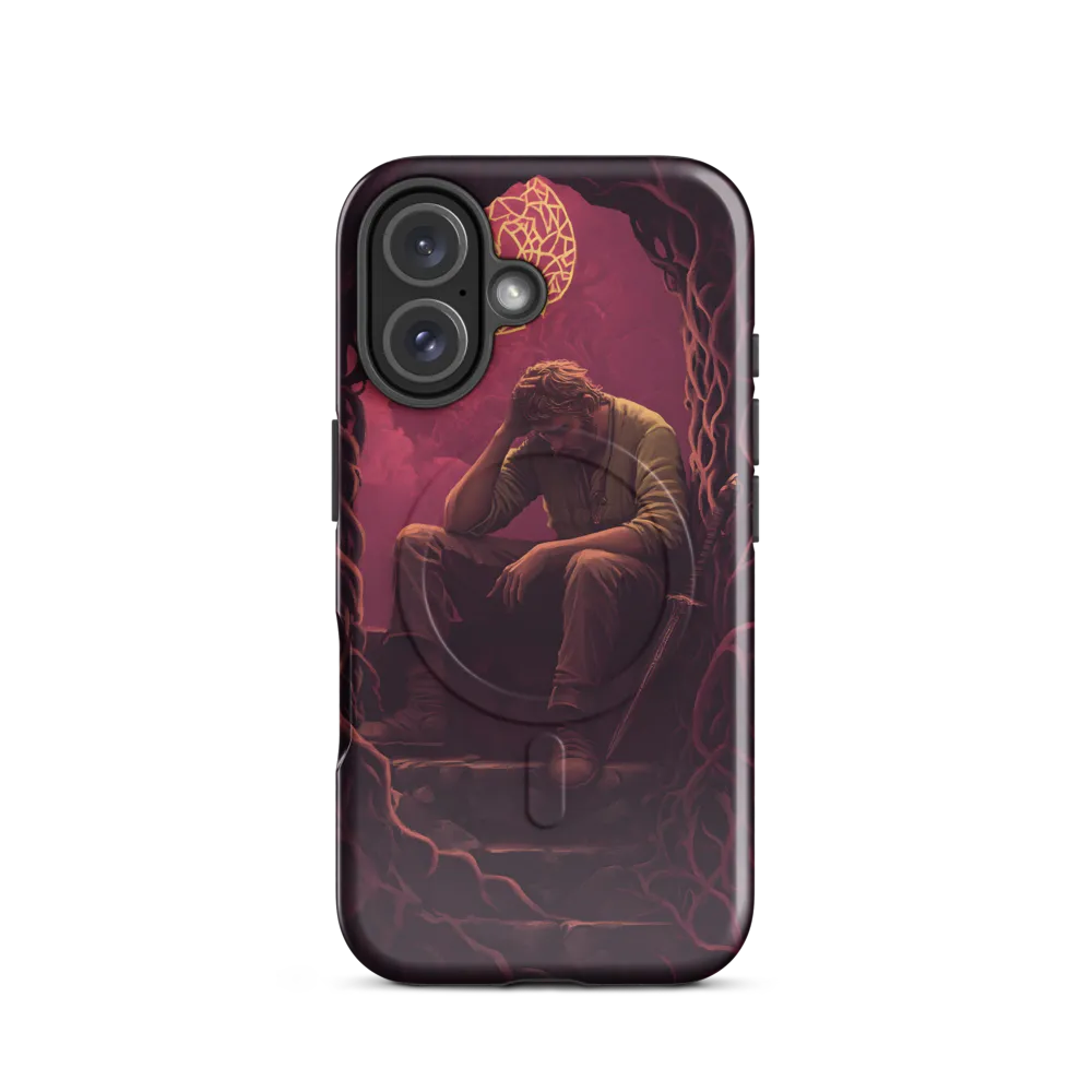 In the Depths of Contemplation | Phone Case |  16 | MagSafe® Tough Case | Glossy