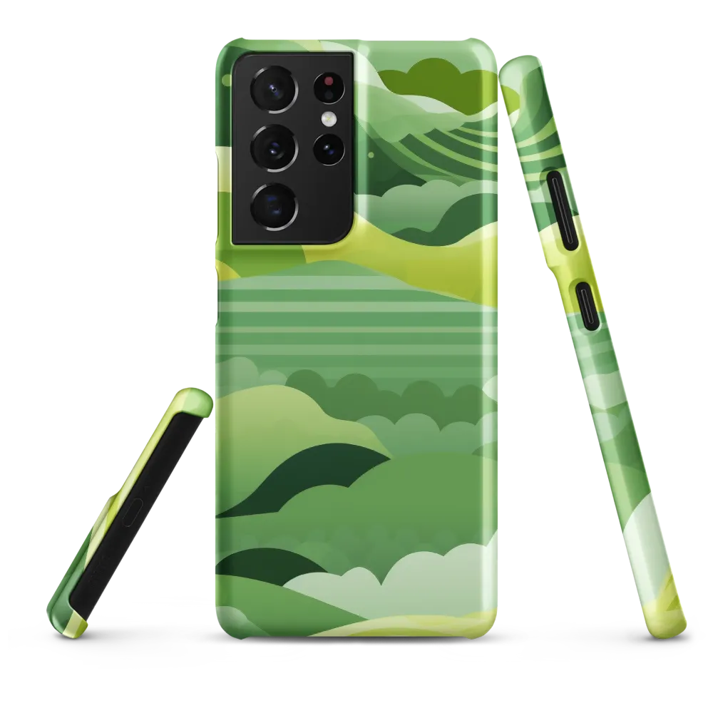 Tranquility in Green Waves