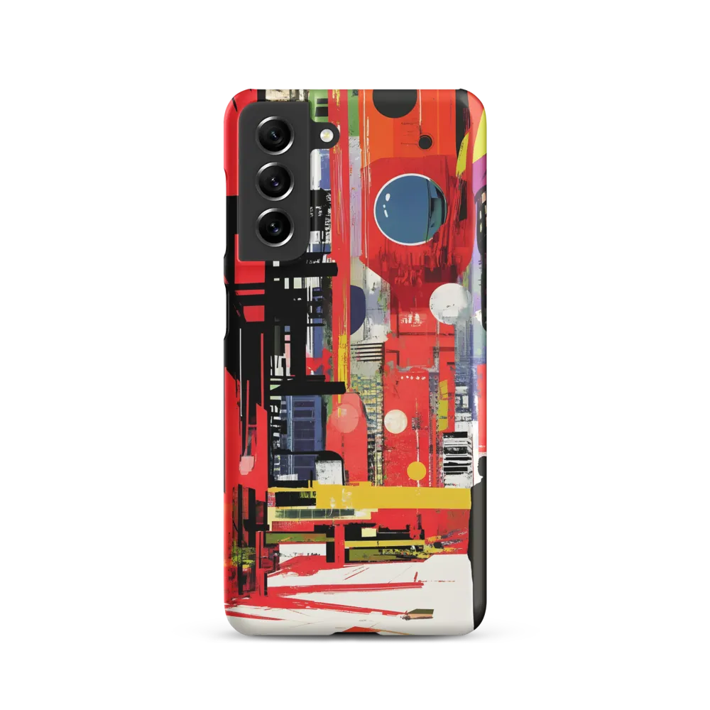 Urban Echoes: A Futuristic Reverie | Phone Case |  S21 | Snap Case | Matte