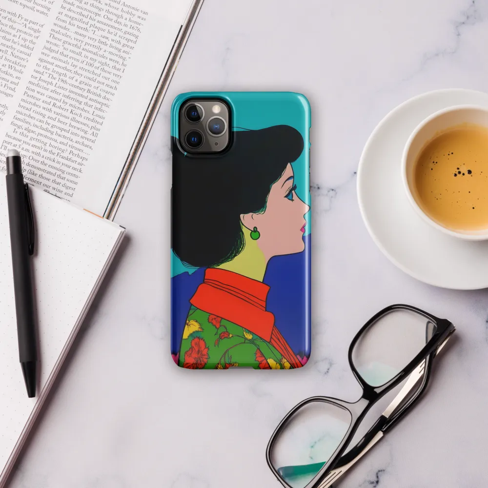 Whispers of Color: A Pop Art Portrait | Phone Case |  11 Pro Max | Snap Case | Glossy