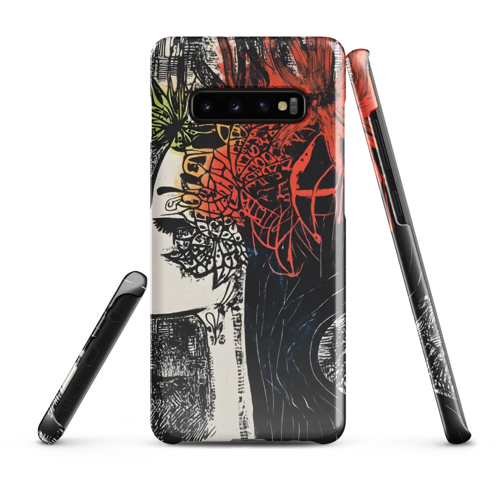 Harmonious Flora: A Portrait of Nature | Phone Case |  S10 Plus | Snap Case | Glossy