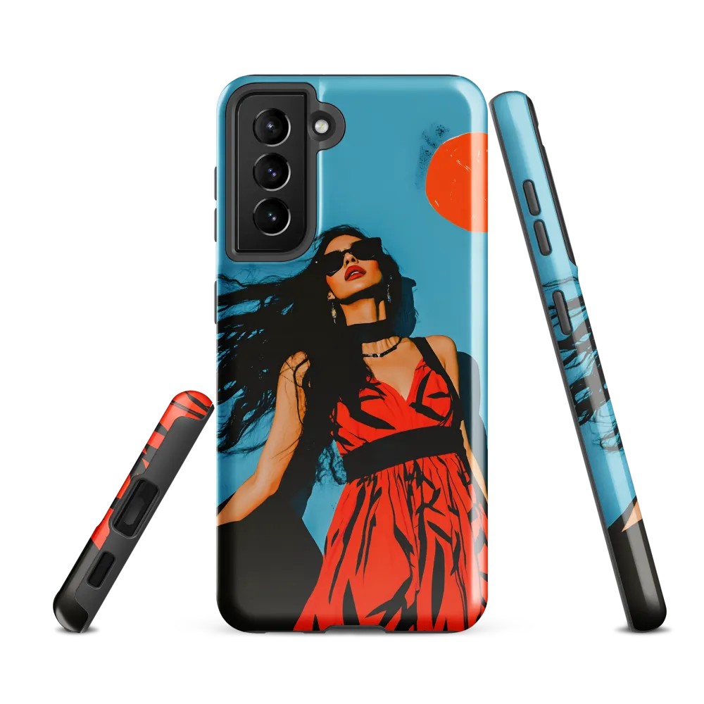 Sunset in Fashion: A Modern Portrait