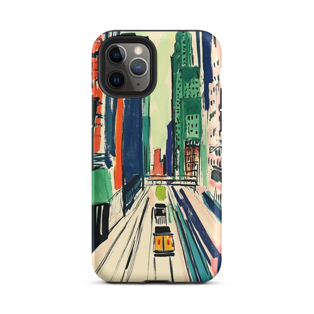 Urban Vibrance: A City in Motion | Phone Case |  11 Pro | Tough Case | Matte