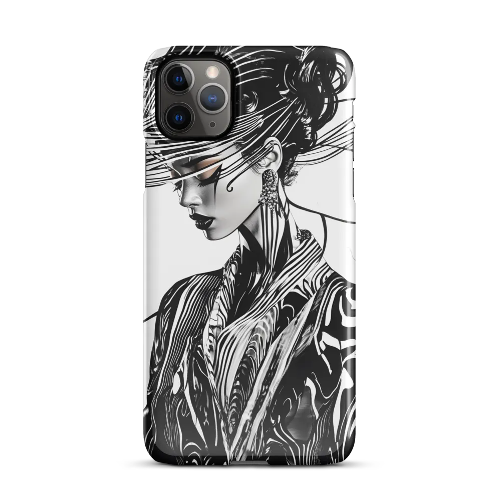 Elegance in Black and White | Phone Case |  11 Pro Max | Snap Case | Glossy