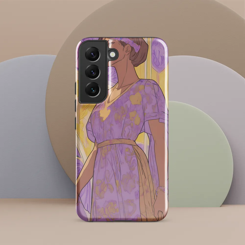 Elegance in Floral Harmony | Phone Case |  S22 | Tough Case | Glossy