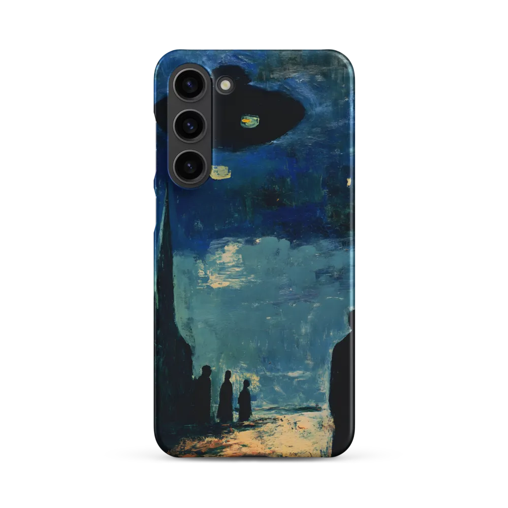 Enigmatic Encounter: A Surrealist UFO Landscape | Phone Case |  S23 Plus | Snap Case | Matte
