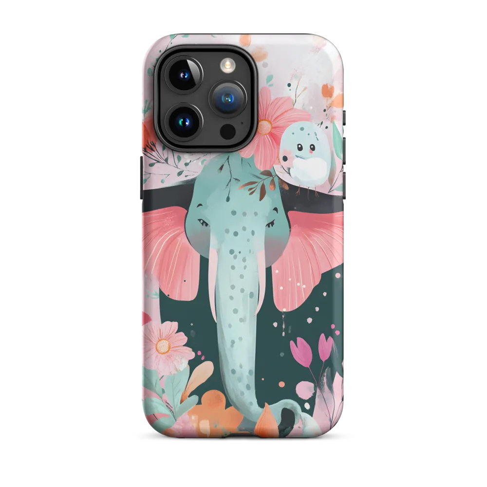 Whimsical Elephant in Bloom