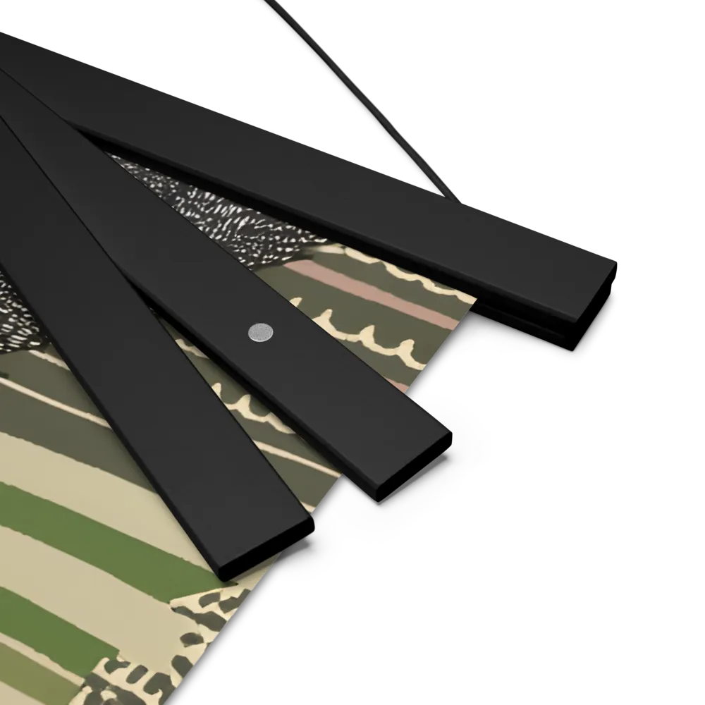 Reflections of the Forest | Poster With Black Wood Hanger | 18″×18″