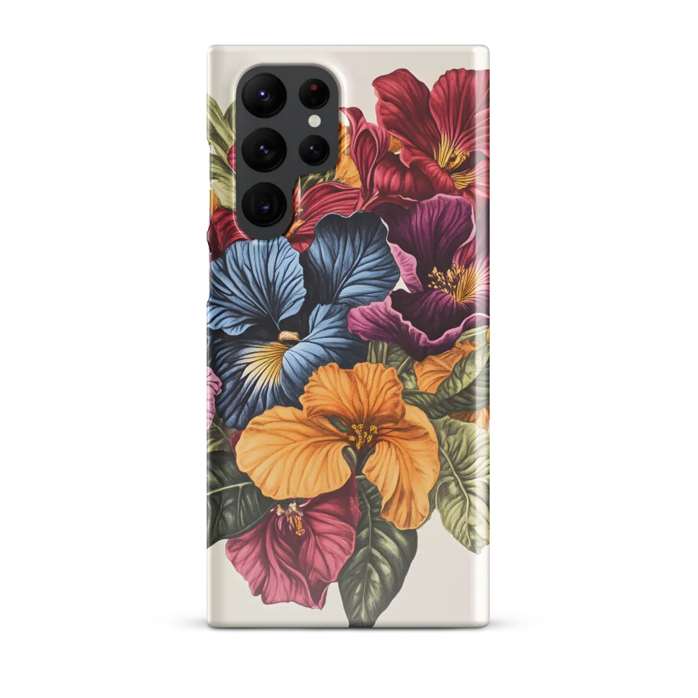 Floral Symphony in Color | Phone Case |  S22 Ultra | Snap Case | Glossy