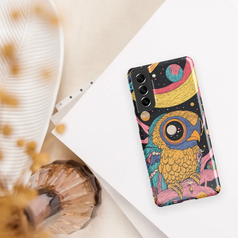 Whimsical Cosmic Owl