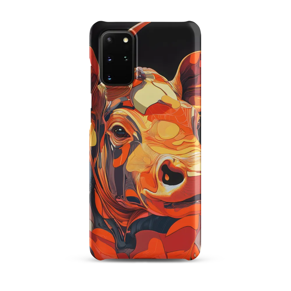 Modern Serenade: The Vibrant Cow