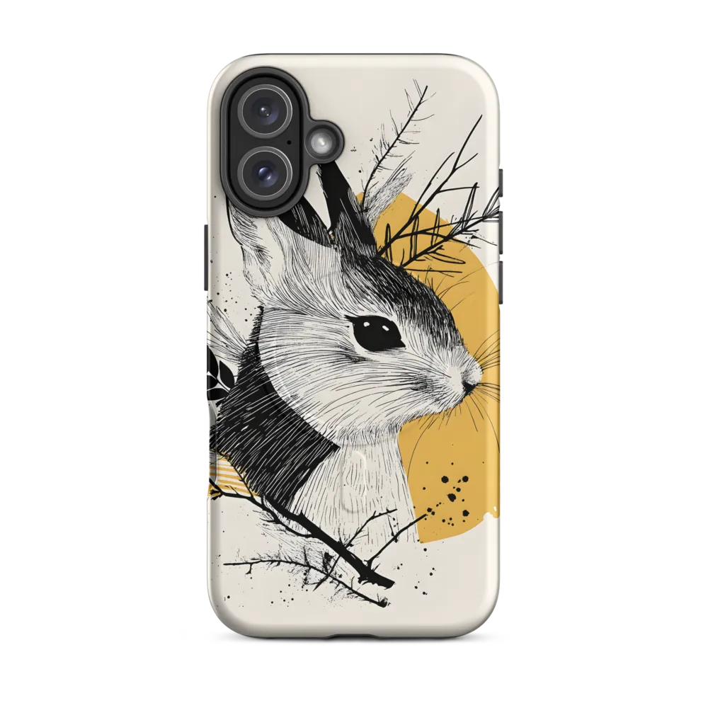 Ethereal Rabbit: A Study in Line Art
