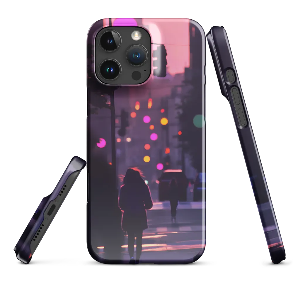 City Silhouettes at Dusk | Phone Case |  16 Pro Max | Snap Case | Glossy